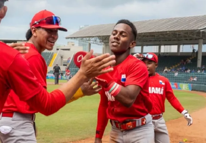 Panamá consiguió su tercer triunfo en el béisbol de los Juegos Suramericanos de la Juventud. Foto: COP