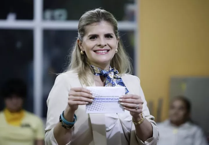  Laura Fernández en Costa Rica. Foto: EFE