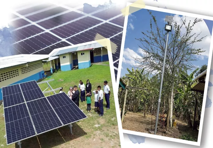 La OER, en lo que va del año, ha instalado líneas eléctricas en distintas comunidades de las provincias de Colón, Coclé, Los Santos, Chiriquí, Veraguas y Bocas del Toro. Foto: Epasa