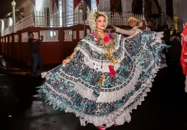 Ana Isabel Carrizo, reina de Calle Arriba de Las Tablas 2026. Foto: Thays Domínguez