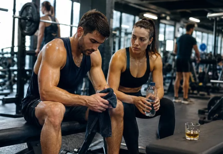 Se debe evitar el consumo de alcohol después de entrenar. Foto: Ilustrativa / chatgpt.com