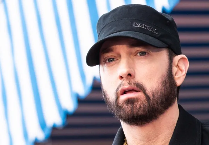 El rapero estadounidense Eminem. Foto: EFE / EPA / Etienne Laurent 