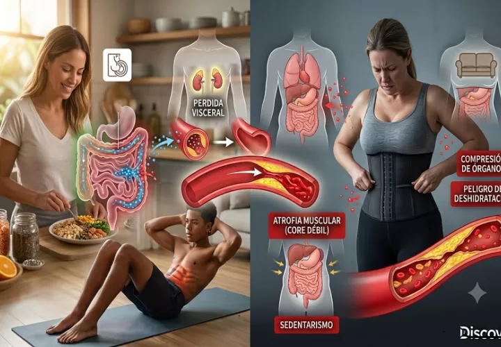La única manera de perder grasa es consumir menos calorías. Imagen generada con IA