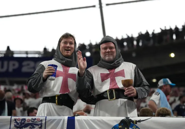 Aficionados ingleses. Foto: EFE