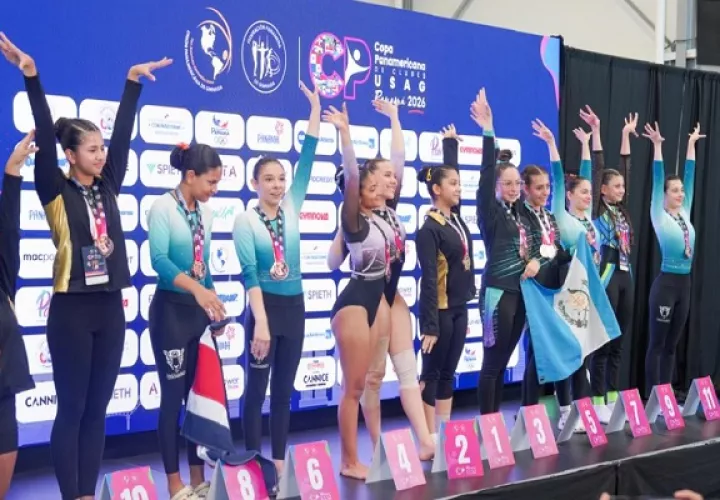 En la Copa Panamericana de Clubes de Gimnasia USAG Panamá participaron 22 países. Foto: Pandeportes