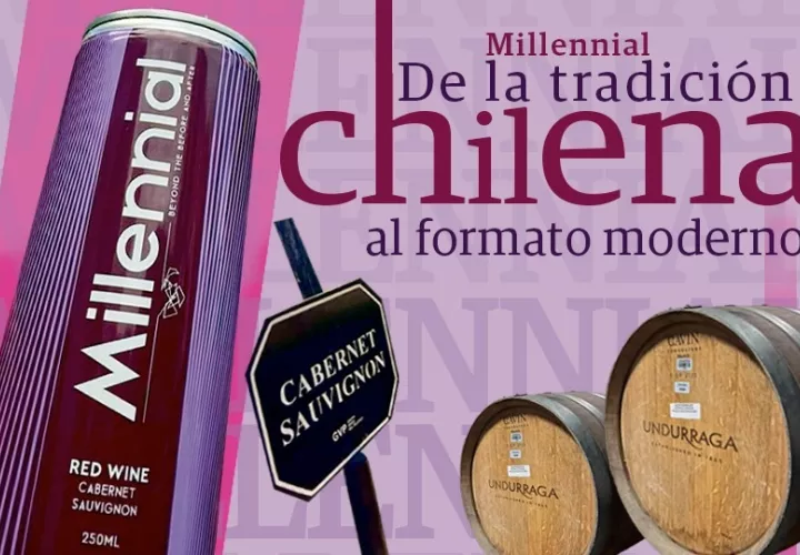El vino en lata Millennial. Foto: Cortesía