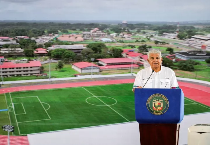El presidente presentó el programa Panamá Pa’ Ti. Foto: Cortesía