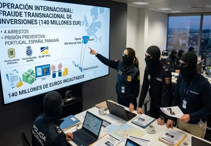  El grupo de sospechosos abrió 800 cuentas bancarias. Foto: Generada con IA