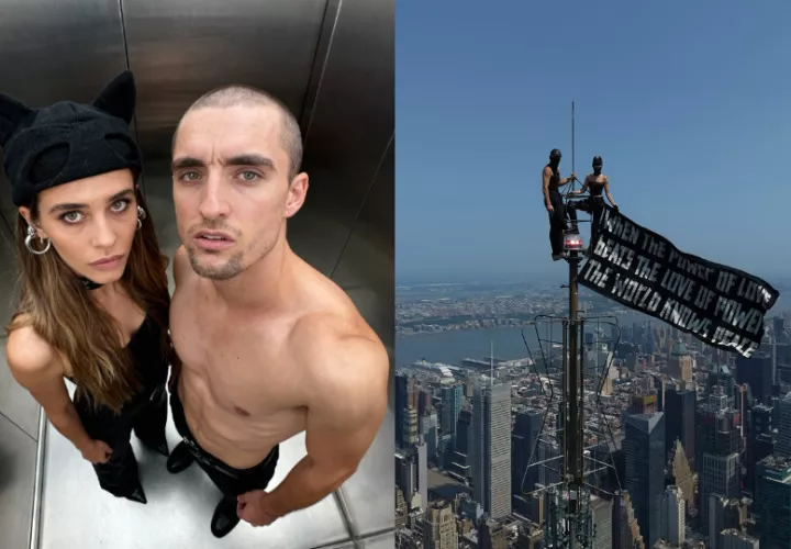 Angela Nikolau e Ivan Beerkus. Fotos: Instagram / @angela_nikolau