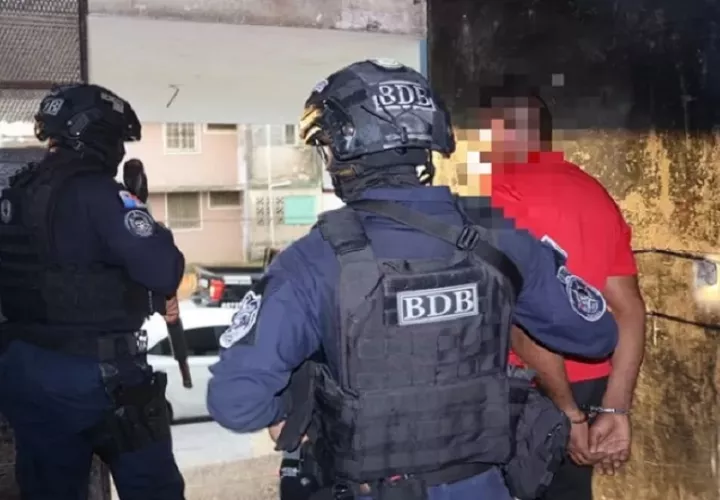 Las personas aprehendidas tienen antecedentes penales. Foto: Cortesía