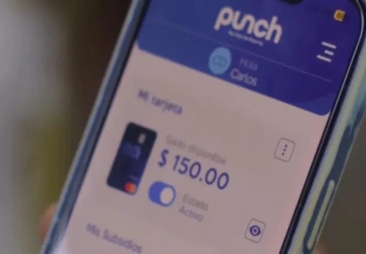 Pago de PASE-U y validación de la aplicación PUNCH by Caja de Ahorros en Veraguas.