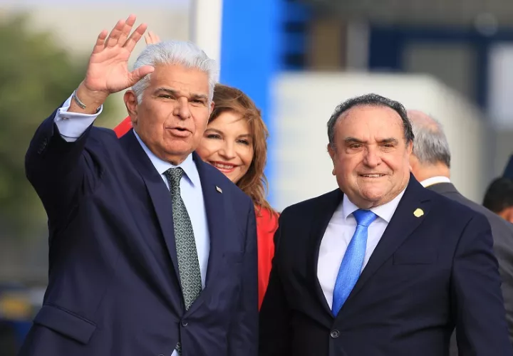 El gobernante panameño destacó además el progreso en las conversaciones. Foto: EFE