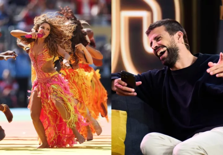 Shakira y Gerard Piqué. Fotos: Instagram