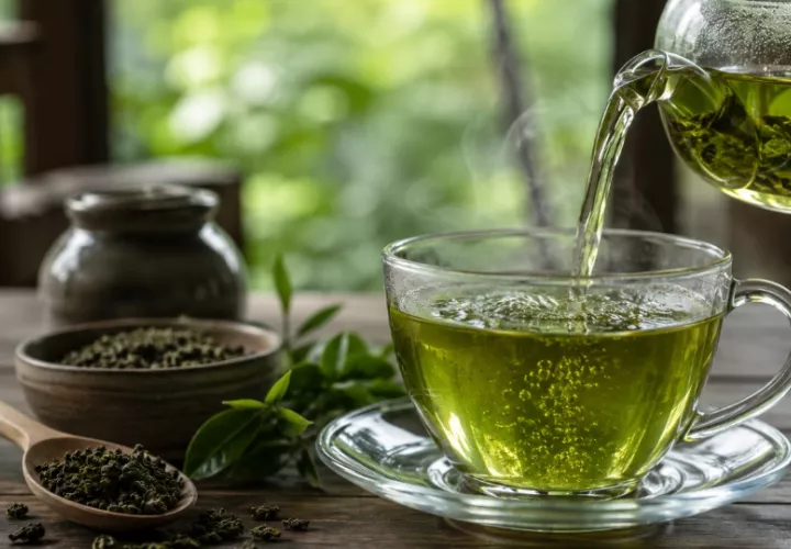 Té verde. Foto: Ilustrativa / https://chatgpt.com/