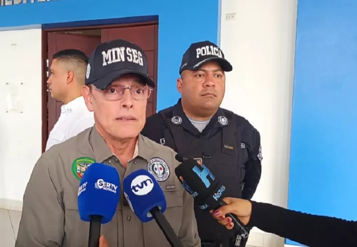 El ministro Frank Ábrego señaló que el país enfrenta importantes desafíos frente a las organizaciones criminales, por lo que insistió en la necesidad imperativa de desarrollar un trabajo articulado entre las autoridades y la ciudadanía. Foto. Melquíades Vásquez