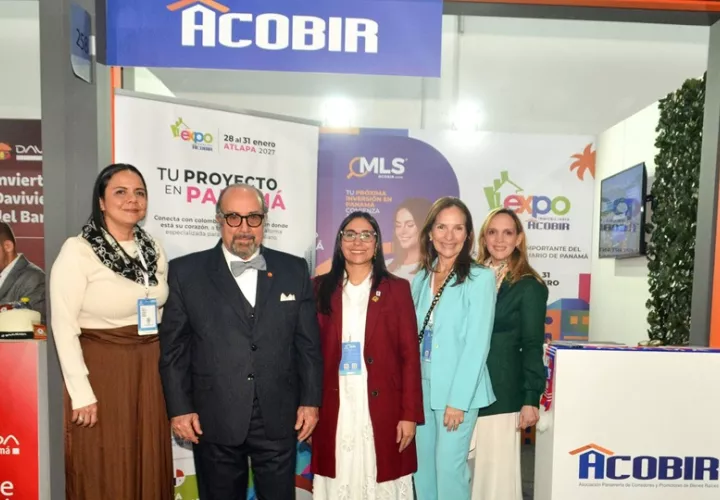 La vitrina internacional sirvió a su vez para promocionar la próxima Expo Inmobiliaria ACOBIR 2027. Foto: Cortesía
