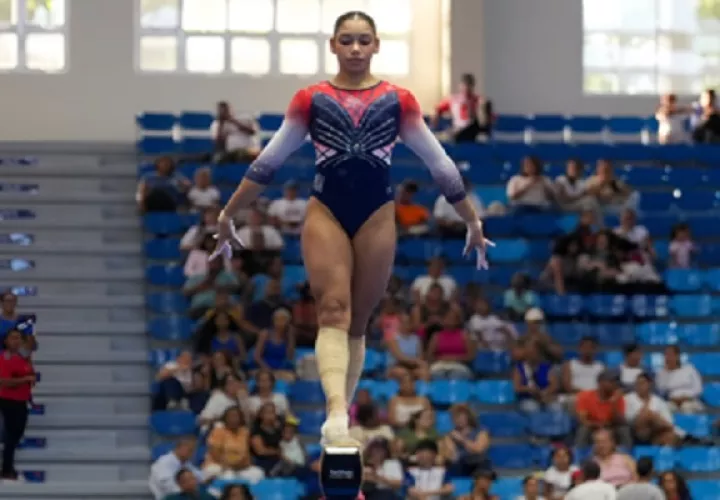 Alyiah Lide De León ganó dos medallas de oro para Panamá. Foto: COP