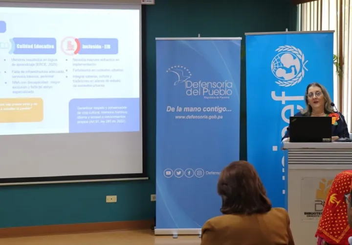 Lanzamiento del informe defensorial sobre los Derechos de la Niñes Indígena en Panamá.  Foto: Cortesía