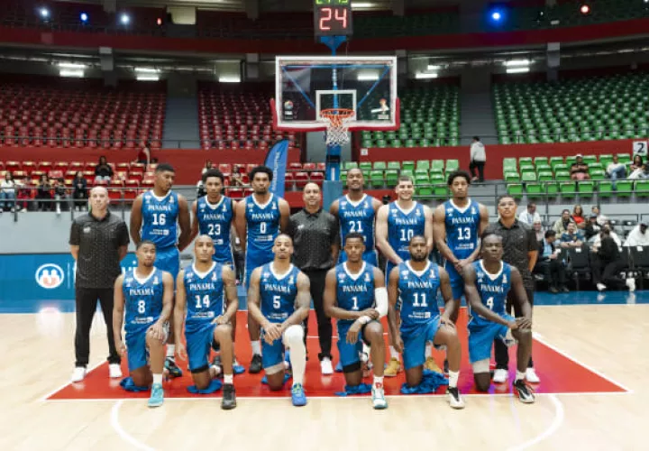 Equipo de baloncesto de Panamá. Foto: Fepaba