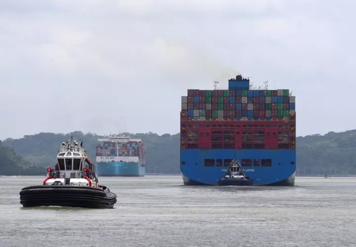 El Canal prevé que deberá reducir de forma escalonada el calado hasta llegar a los 44 pies. Foto: EFE