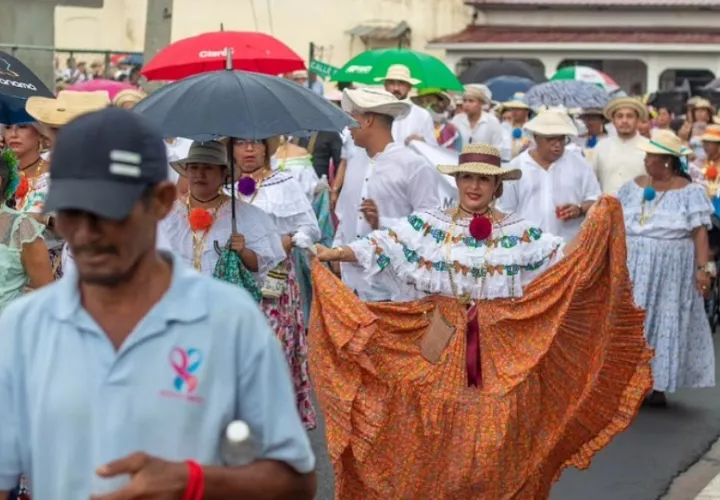Desfile de la Pollera Picarona en 2024. Foto: Instagram / @desfiledelapicarona_anton