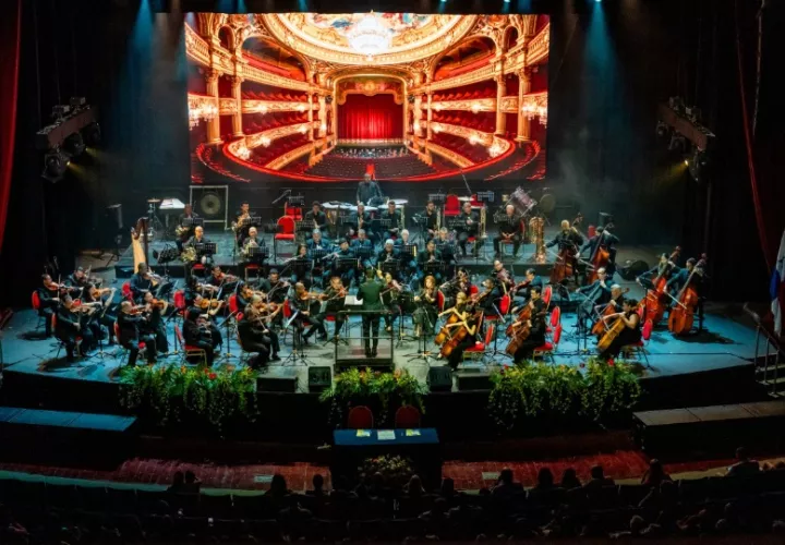 La Orquesta Sinfónica Nacional de Panamá. Foto: Cortesía