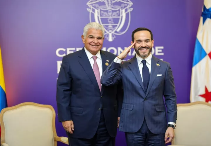 Los presidentes de Panamá y Colombia, José Mulino y De la Espriella se reunieron esta semana. Foto: Cortesía