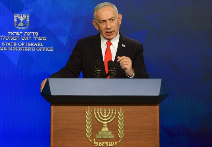 Israel rechaza el documento de 15 puntos, dijo Netanyahu. Foto: EFE