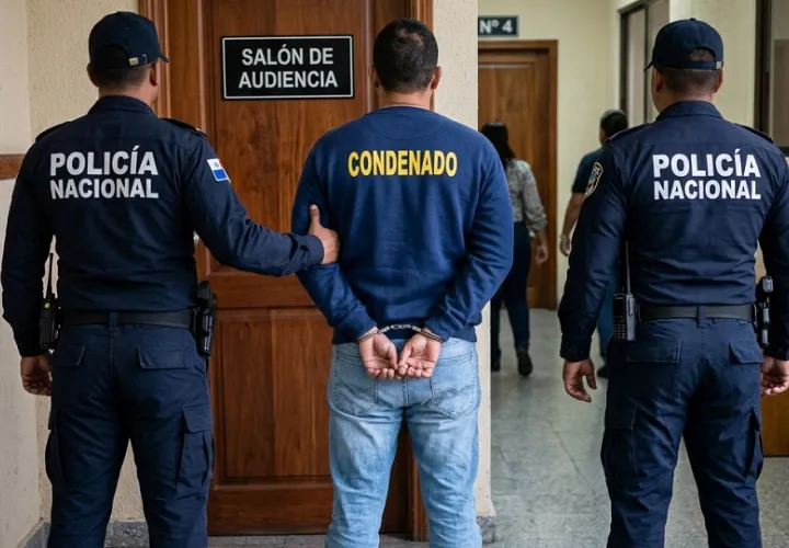 La condena fue dictada por los jueces tras escuchar el veredicto de culpabilidad emitido de forma unánime por un tribunal de juicio oral. Foto. Eric Montenegro. IA