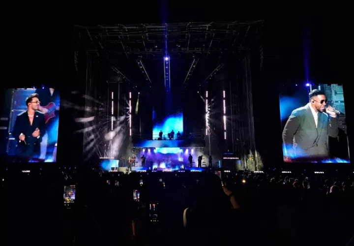 Prince Royce y Romeo Santos. Foto: Belys Toribio 