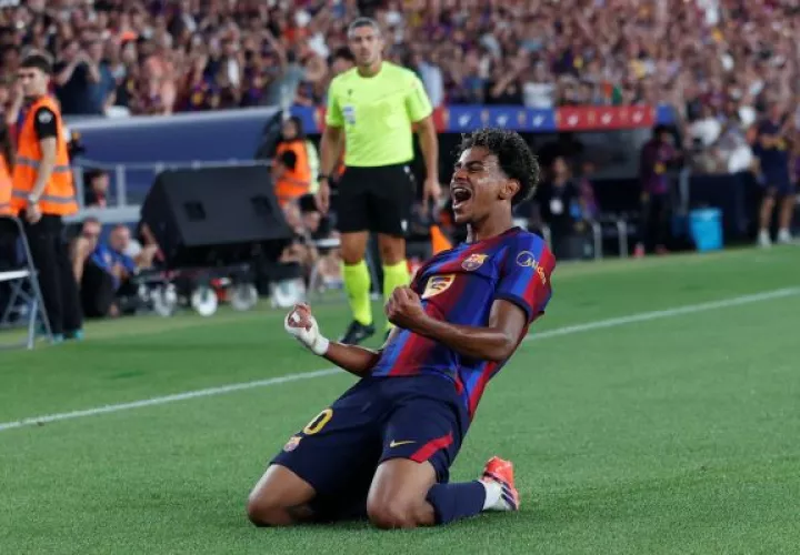 Lamine Yamal es jugador del Barcelona. Foto: EFE