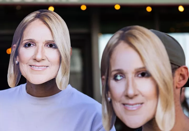 Fanáticos aguardan por Celine Dion. Foto: EFE