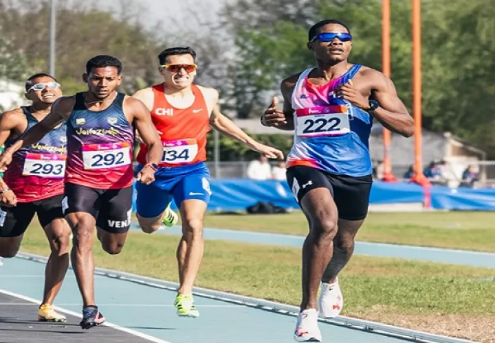 Chamar Chambers ganó medalla de oro en los Juegos Suramericanos. Foto: COP