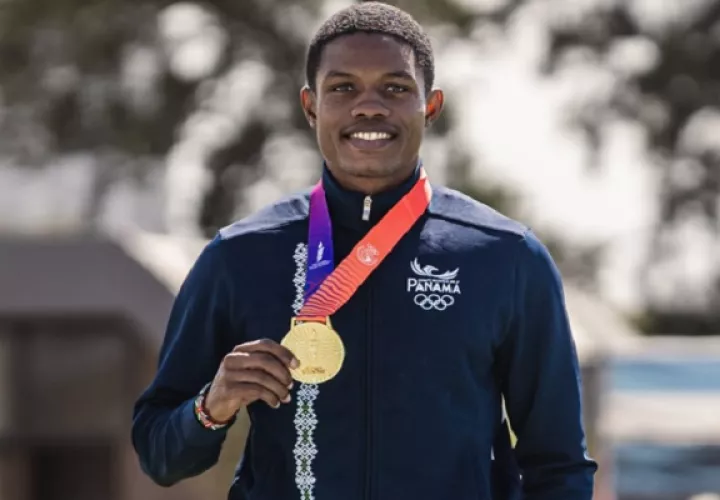 Chamar Chambers ganó medalla de oro en los Juegos Suramericanos. Foto: COP