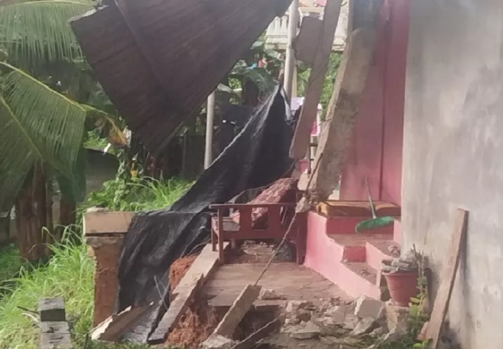 Hasta el momento no se han habilitado albergues, por lo que las familias se movilizaron temporalmente a casas de familiares y vecinos mientras se atienden las afectaciones registradas en la zona.