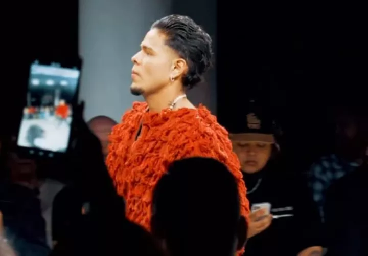 'El Tachi' en el Panama Fashion Week. Foto: Instagram / @eltachi507