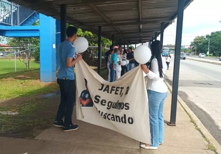 Clamor ciudadano ante la desaparición de Jafet González. Fotos: Melquíades Vásquez