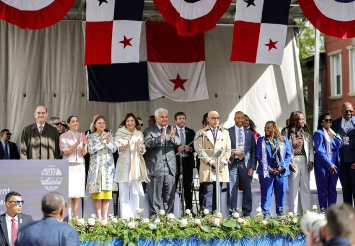 Delegación panameña en Nueva York. Foto: Cortesía