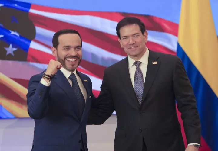 De la Espriella y Rubio en Barranquilla. Foto: EFE