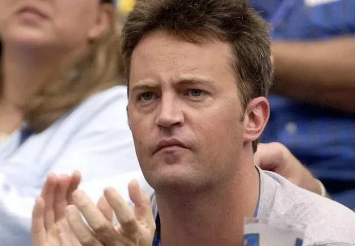 Matthew Perry durante un partido en Nueva York. Foto: EFE / EPA / Rhona Wise