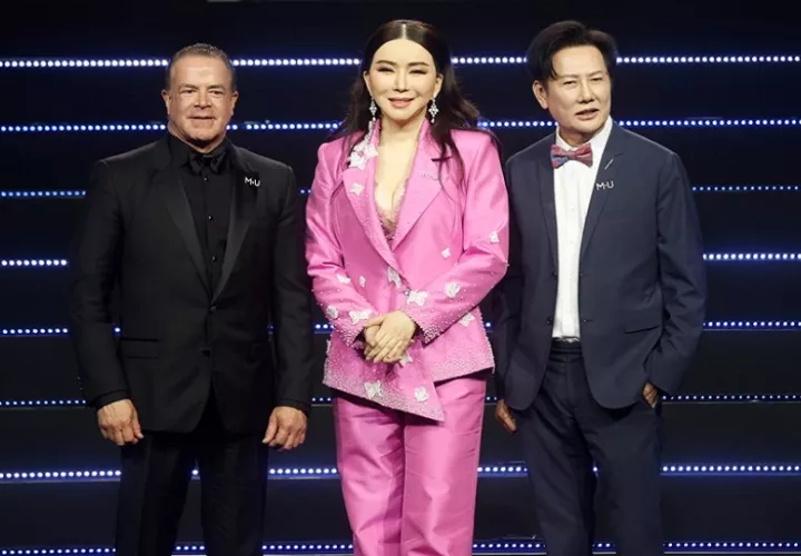 Nawat Itsaragrisil, durante una conferencia de prensa para anunciar que Tailandia será la sede del certamen Miss Universo 2025, en Bangkok, Tailandia, el 13 de marzo de 2025. EFE