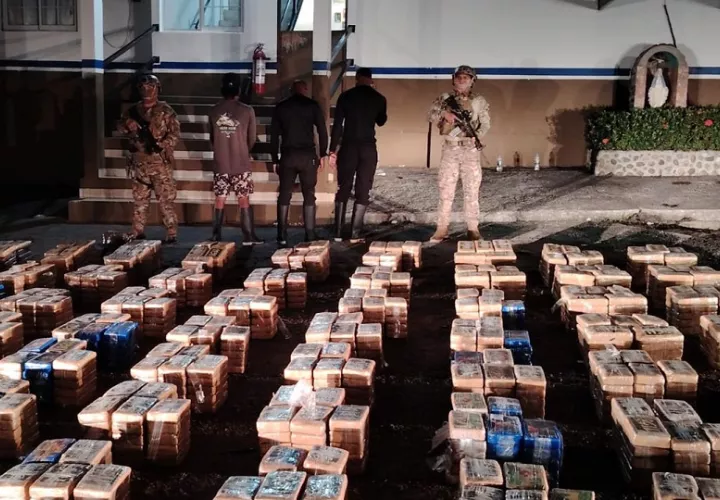 Panamá ha incautado de alrededor de más de 70 toneladas de drogas. Foto Senan