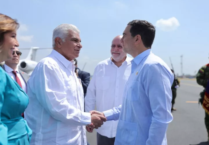 Llegada de Mulino a Ecuador. Foto: Presidencia
