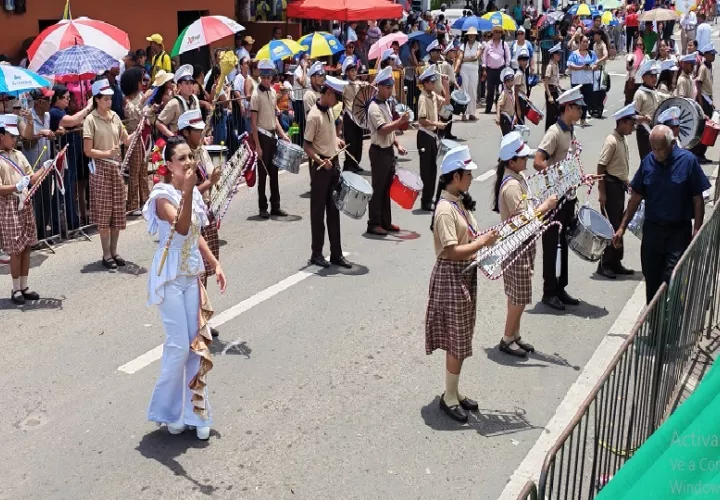 Los tres distritos de la provincia de Panamá Oeste conmemoran la fecha con desfiles, actos cívicos y presentaciones culturales. Foto. Eric Montenegro
