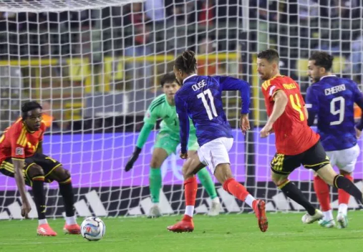 Michael Olise anotó el gol de Francia ante Bélgica. Foto: EFE