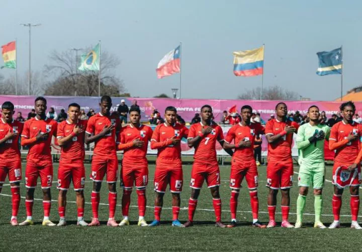 Jugadores del equipo Sub-19 de Panamá. Foto: FPF