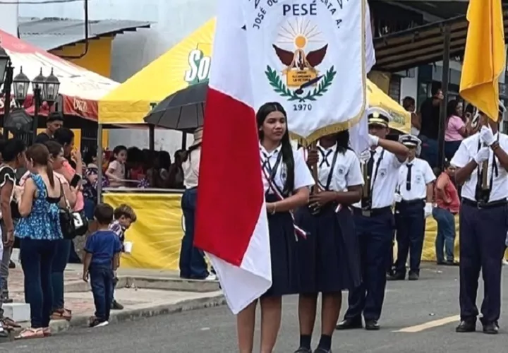Con 171 años de historia, Pesé celebró así un nuevo aniversario combinando sus tradiciones, actividades culturales y manifestaciones cívicas con una jornada festiva en la región de Azuero. Foto. Thays Domínguez