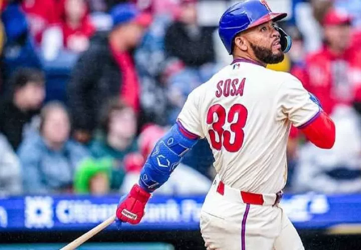 Sosa pega jonrón en triunfo de los Filis sobre Tampa Bay. Foto: Instagram