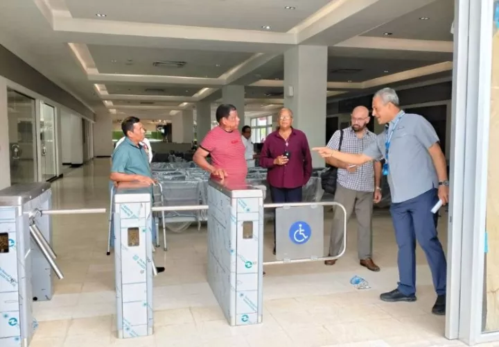 Avances de los trabajos de la nueva terminal. Foto: Diomedes Sánchez