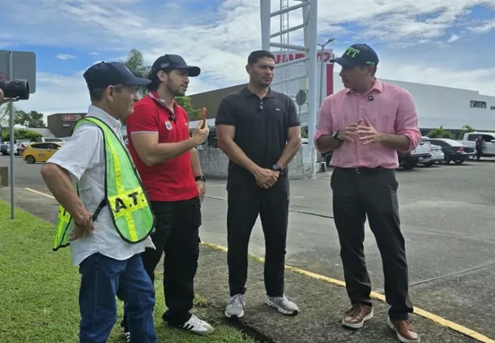 El director de la ATTT, Nicolás Brea, visitó esta semana Chiriquí. Foto: Cortesía